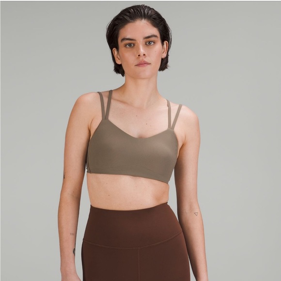 lululemon athletica Other - NWT Like A Cloud Ribbed BraLight Support B / C cup sz 10 Nomad